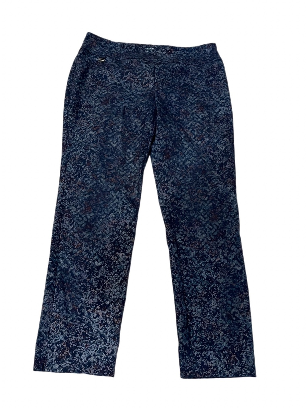 LISETTE Navy Abstract Print Pants